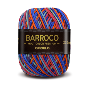 Fio Linha Barroco Multicolor Premium 6 200g Circulo - 9459 - Jazz