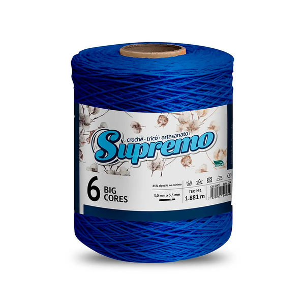 Barbante Prediletto Supremo 6 1.8kg - 02 - Azul Royal