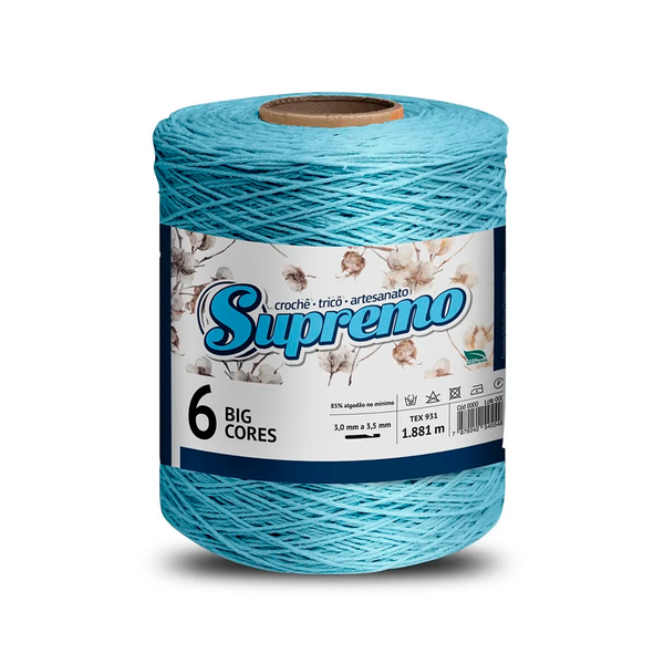 Barbante Prediletto Supremo 6 1.8kg - 18 - Azul Claro