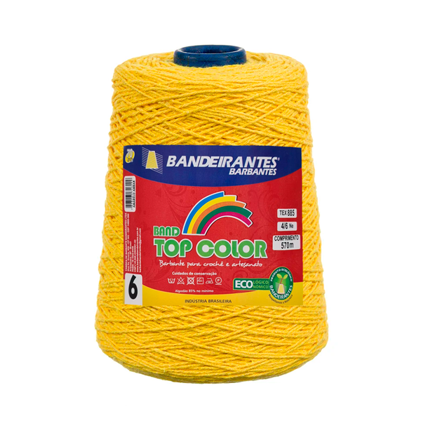 『最高』THHO 2gcbd cbg crdp Barbante Bandeirantes Top Color 600g - 784 - Amarelo Canario