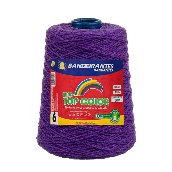 Barbante Bandeirantes Top Color 600g - 547 - Roxo