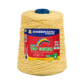 Barbante Bandeirantes Top Color 600g - 849 - Salmao Neon