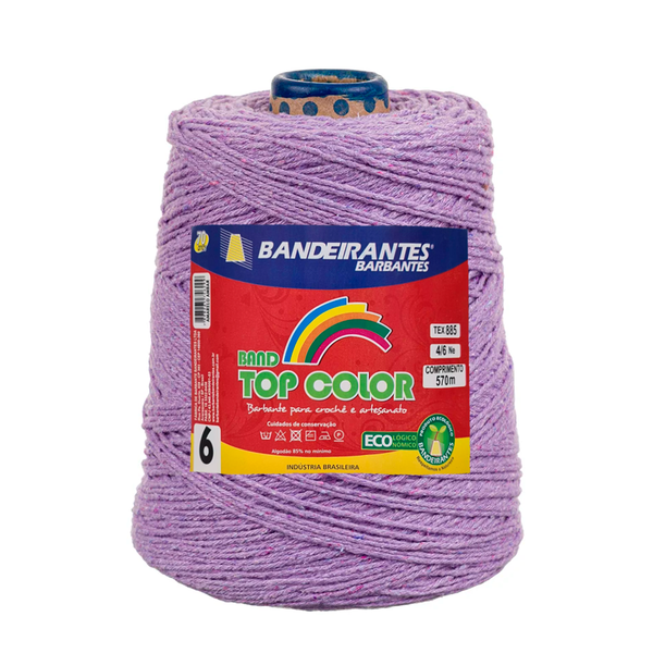 Barbante Bandeirantes Top Color 600g - 429 - Lilas