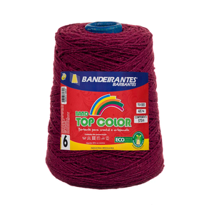 Barbante Bandeirantes Top Color 600g - 404 - Vinho