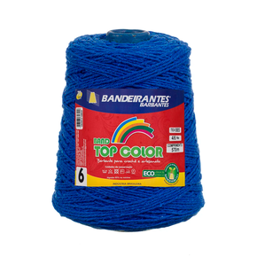 Barbante Bandeirantes Top Color 600g - 403 - Azul Royal