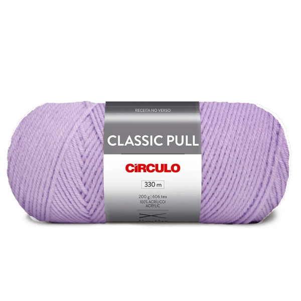 Fio Linha Lã Classic Pull Círculo 200g - 6251- Lilás