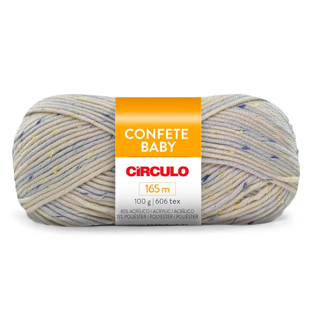 la confete baby circulo 100g 8176 off white