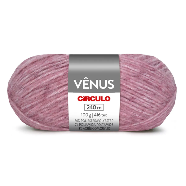 Fio Linha Lã Vênus Circulo 100g - 9520 - Merlot