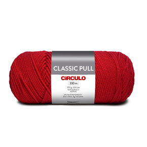Fio Linha Lã Classic Pull Círculo 200g - 3955- Goji Berry