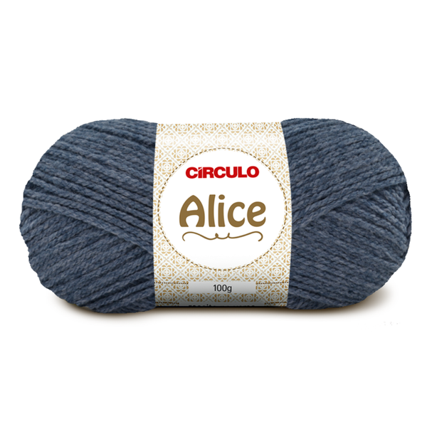 Fio Linha Lã Alice Circulo 100g - 2480 - Legião Azul