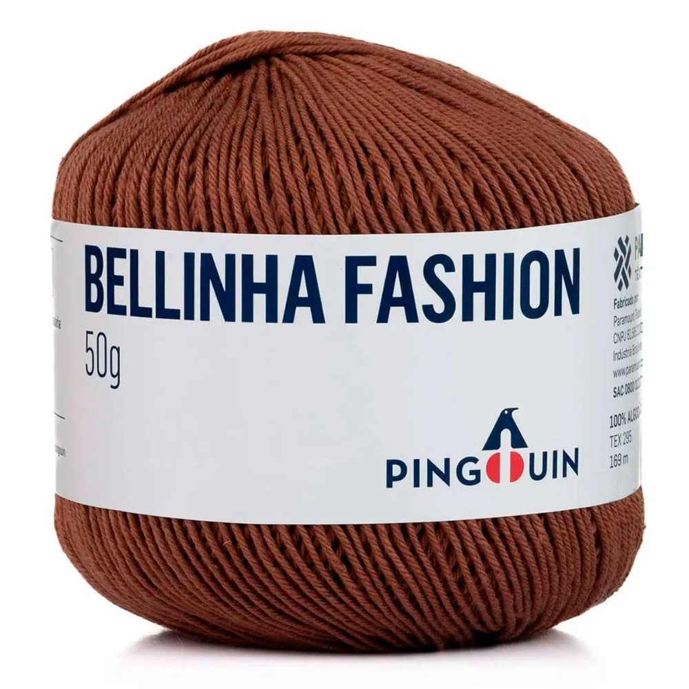 fio linha bellinha fashion pingouin 50g 169m 0712 capucino