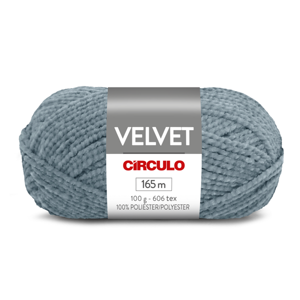 Fio Linha Lã Velvet Círculo 100g - 8473 - Alumínio