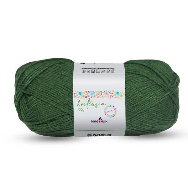 Fio Linha Lã Hortênsia Pingouin 100g - 9481 - Flor de Limão