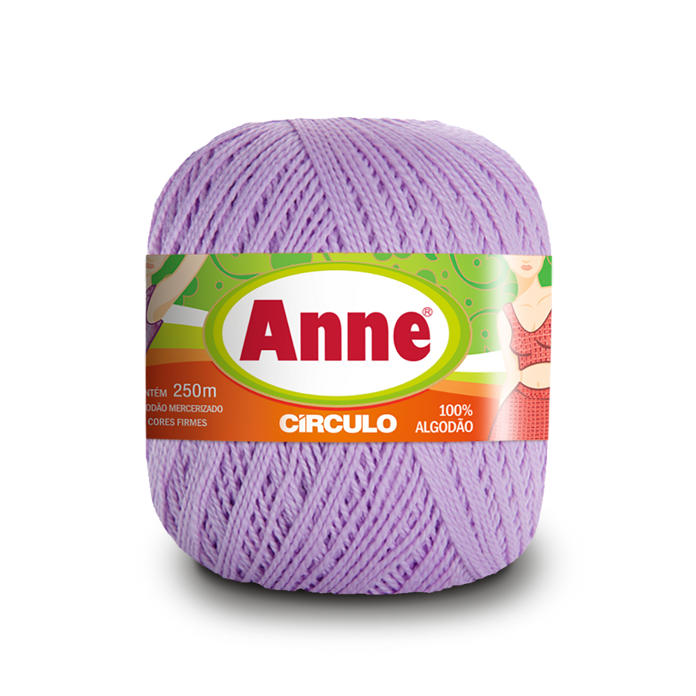 fio linha anne 250 circulo 6029 orquidea