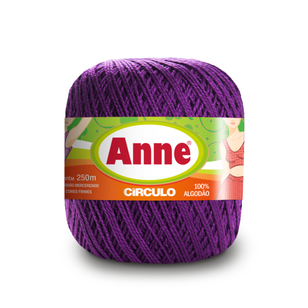 fio linha anne 250 circulo 6313 amora