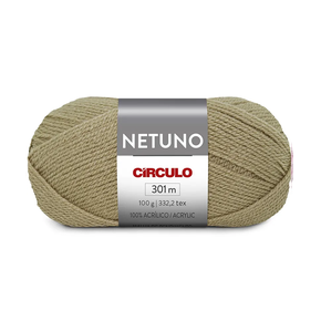 Lã Netuno Círculo - 100g - 7928- Creme Irlandês