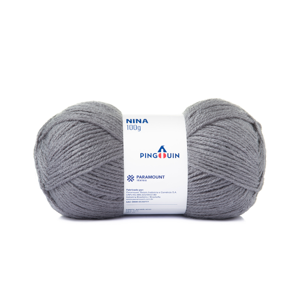 Fio Linha Lã Nina Pinguoin 100g - 2842 - Granit