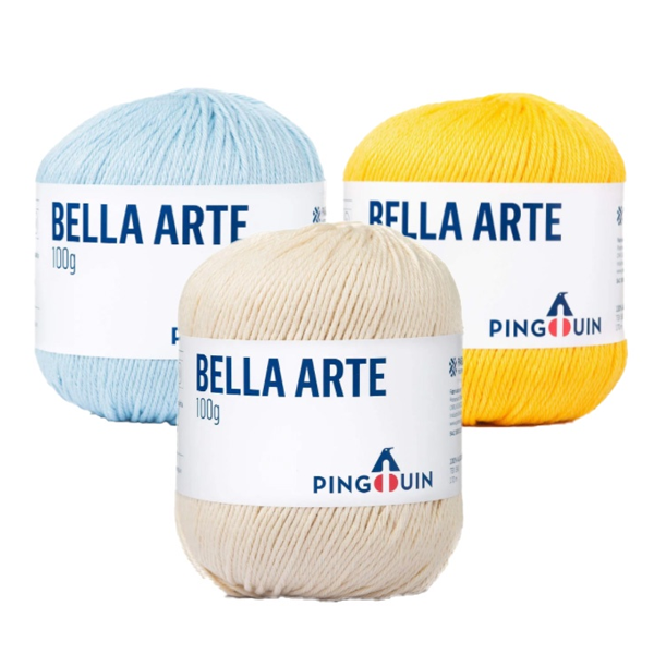 fio linha bella cores pingouin 100g todas as cores
