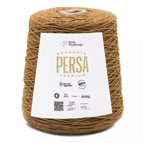 Barbante Persa Premium Piratininga 6 800g - 031 - Mostarda
