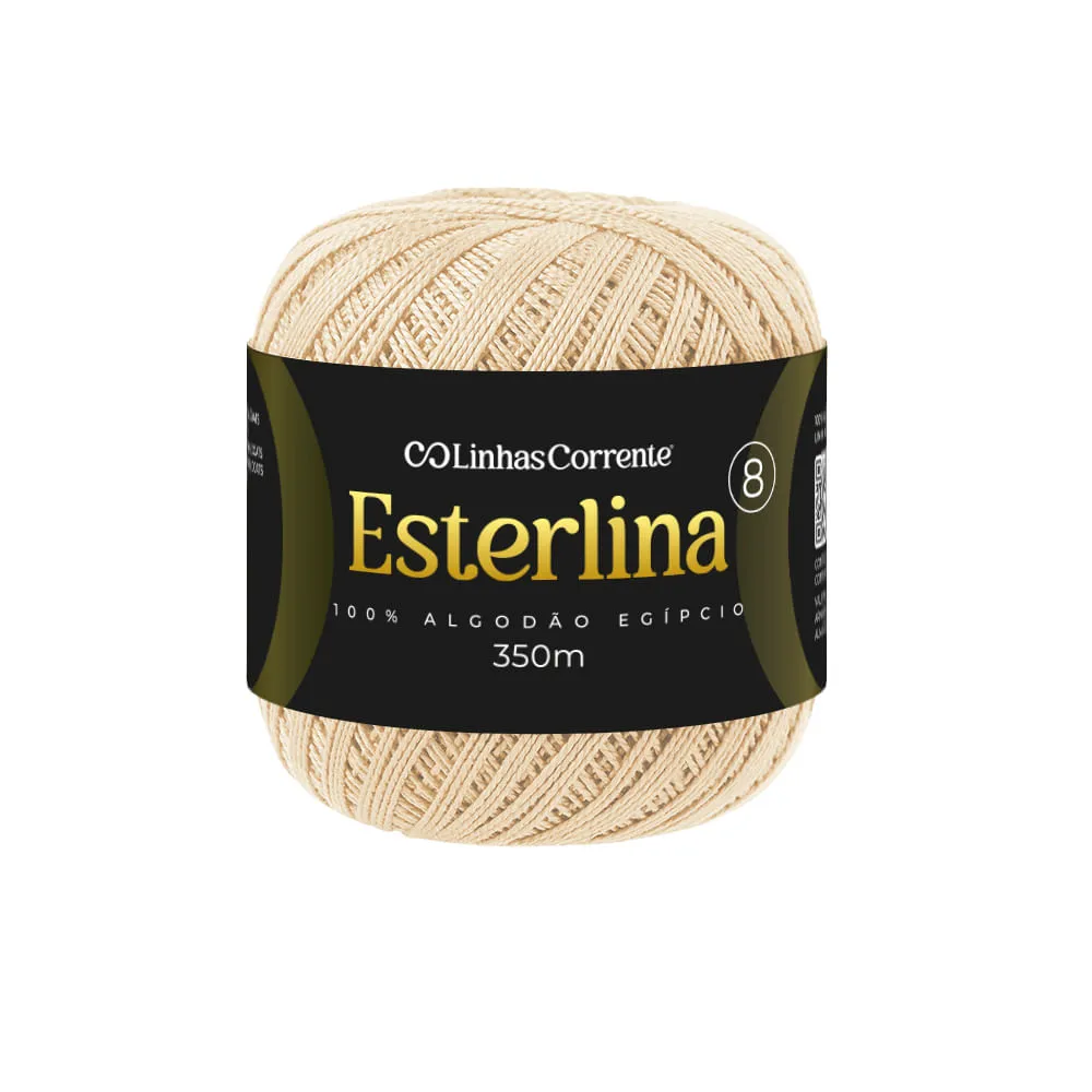 fio linha esterlina 350m 8 105 bege