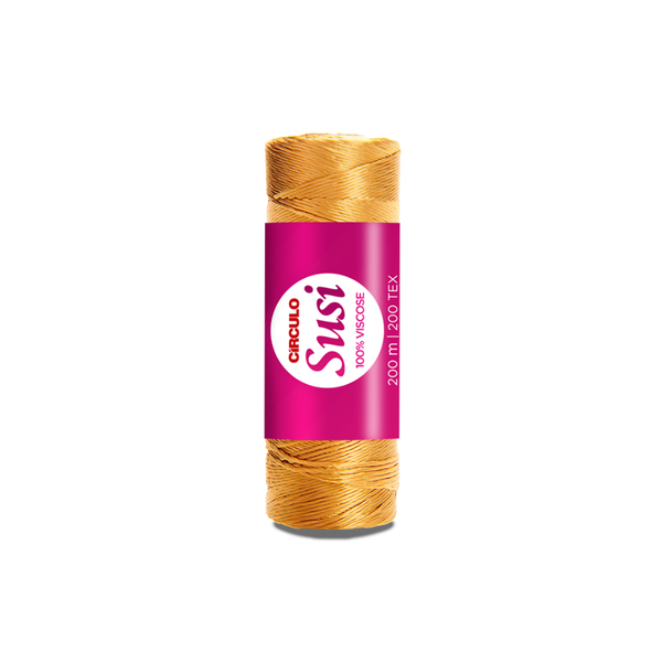 【Susi】 Fio Linha Susi Círculo - 7577 - Ouro