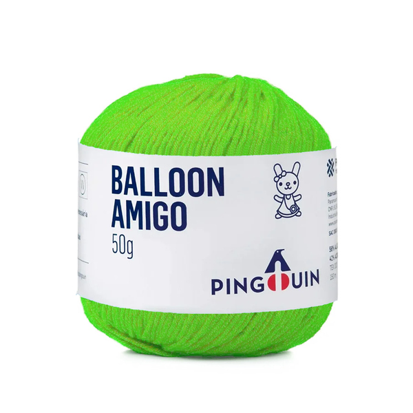 Fio Linha Amigurumi Balloon Amigo Pingouin 50g - 50g - 7660
