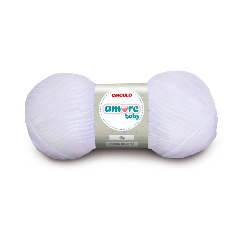fio linha la amore baby circulo 40g 10 branco