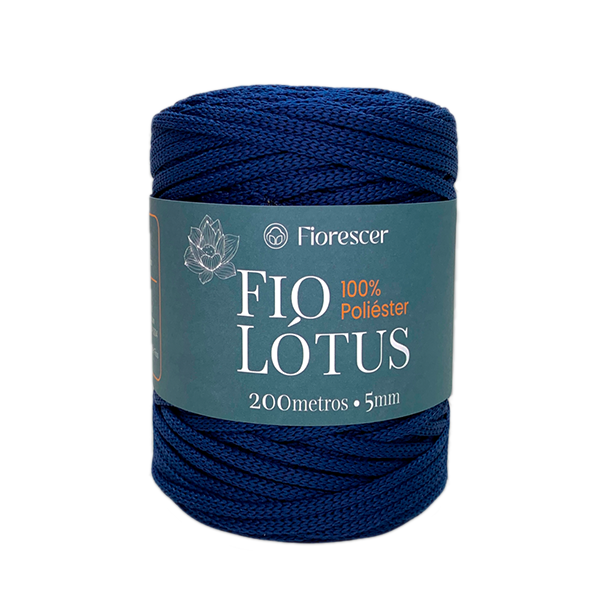 fio nautico lotus fiorescer 528 azul marinho