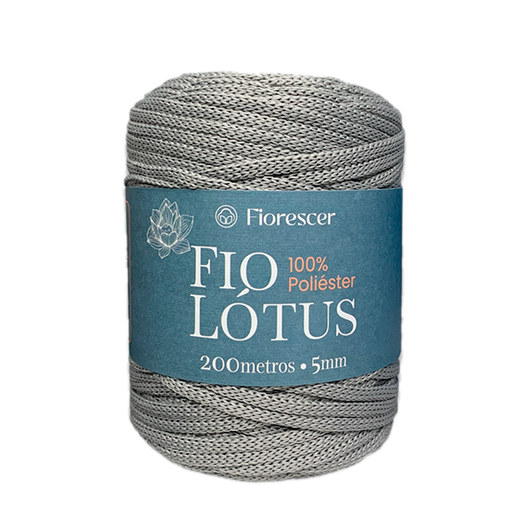 fio nautico lotus fiorescer 527 cinza niquel