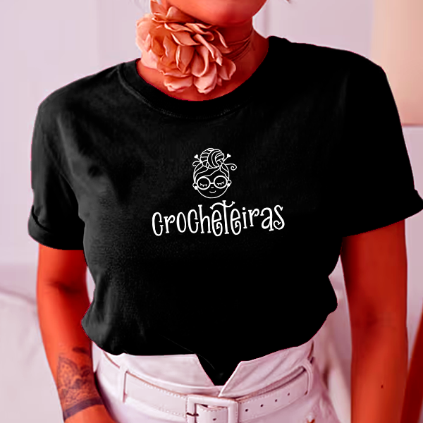 camiseta fa clube crocheteiras preta 1