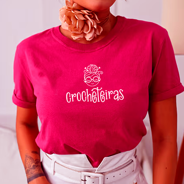camiseta fa clube crocheteiras pink 1