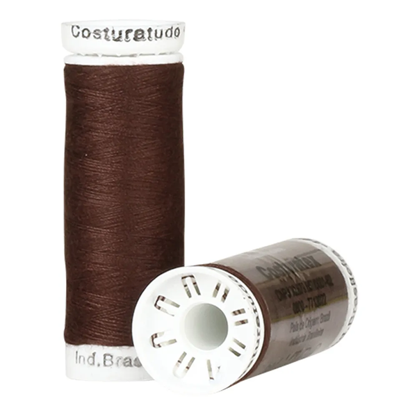 Mtakee 　SACRA H.COUNT COTTON Linha Costura Costuratex Costuratudo 100m - 6696 - Marrom Café