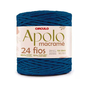Barbante Apolo Macramê Círculo 24 fios 800g - 8001- Branco