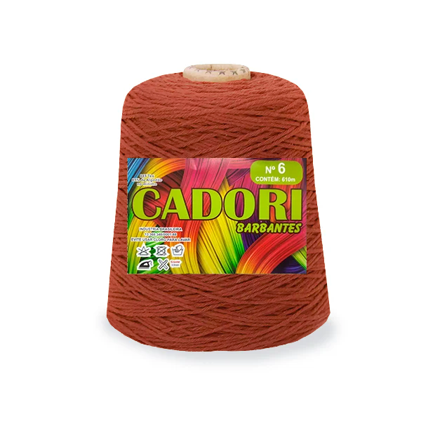 Barbante Cadori 6 - 600g - 833 - Terracota