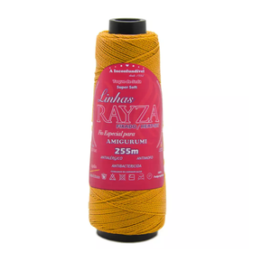 Fio Linha Rayza Amigurumi Antialérgico 255m - 097 - Gold