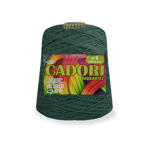 Barbante Cadori 6 - 600g - 821 - Verde Escuro