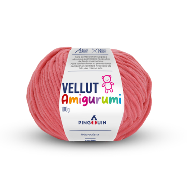 Fio Amigurumi Vellut Pingouin 100g – Textura Chenille Macia para